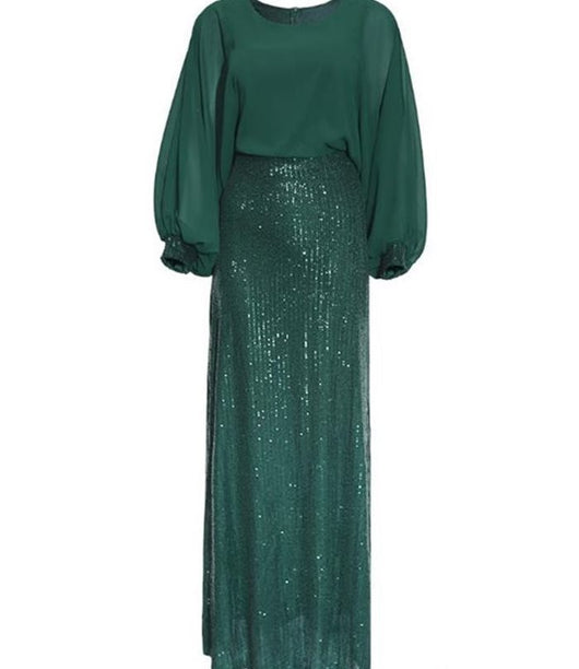Vestido de Fiesta Elegante con Cuentas Africanas - Talla Grande - Image 4