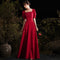 Vestido Largo Rojo de Novia para Verano