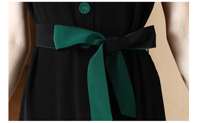 Vestido Camisero de Satén Premium Talla Grande Temperament - Image 13