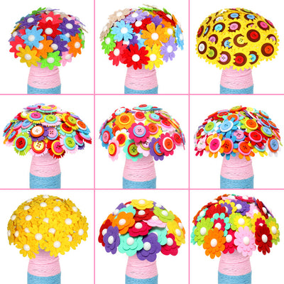 Ramo de Botones Creativo DIY para Niños - Image 6