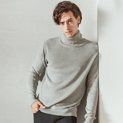 Suéter Tejido Cuello Redondo para Hombre - Pullover Otoño - Image 8