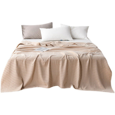 Manta Gasa de Algodón Puro para Cama - Textura Waffle Transpirable - Image 5