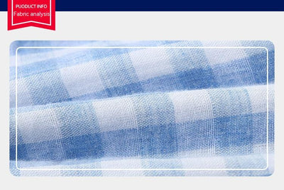 Camisa Infantil de Algodón Azul a Cuadros - Estilo Casual Cómodo - Image 11