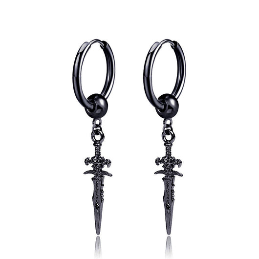 Aretes Vintage Personalizados para Hombre con Diseño de Flecha - Image 5