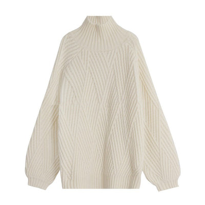 Suéter Grueso Holgado para Invierno - Abrigo Cómodo y Versátil - Image 9