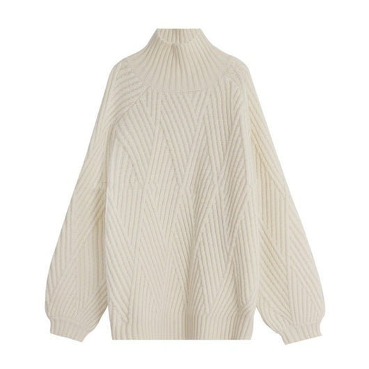 Suéter Grueso Holgado para Invierno - Abrigo Cómodo y Versátil - Image 9