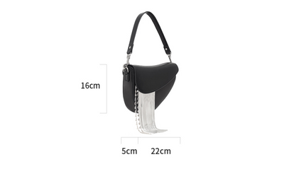 Bolso Bandolera con Diseño Exclusivo y Borlas de Moda - Image 9
