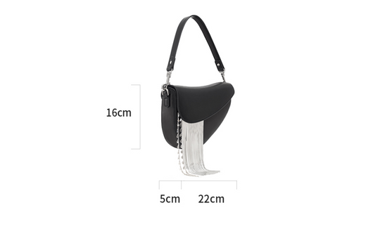 Bolso Bandolera con Diseño Exclusivo y Borlas de Moda - Image 9