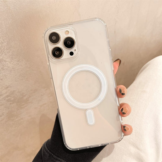 Funda Magnética Transparente con Animación Anti Caídas para Celular - Image 9