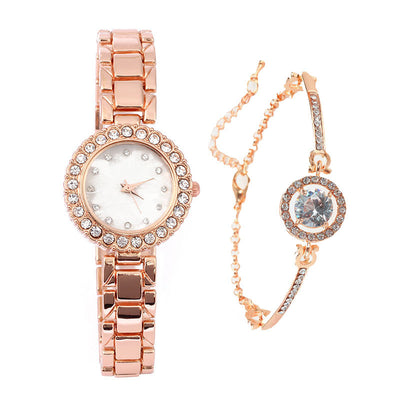 Reloj Pulsera de Cuarzo con Diamantes para Mujer - Image 4