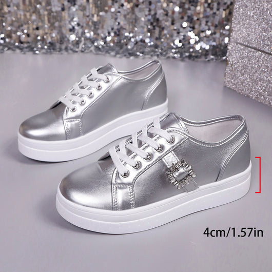 Zapatillas Deportivas de Cuero con Suela Flexible para Mujer - Image 15