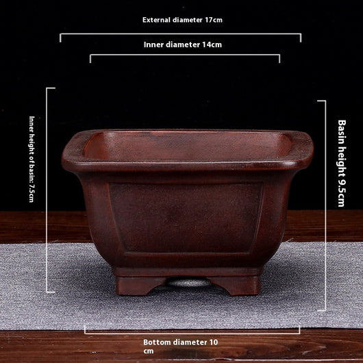 Maceta Decorativa de Arcilla Púrpura Personalizable para Escritorio - Image 7