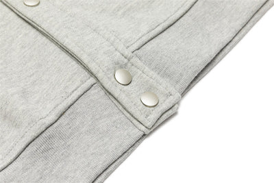 Cardigan Holgado con Capucha para Hombre - Suéter Casual de Color Sólido - Image 11