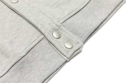 Cardigan Holgado con Capucha para Hombre - Suéter Casual de Color Sólido - Image 11