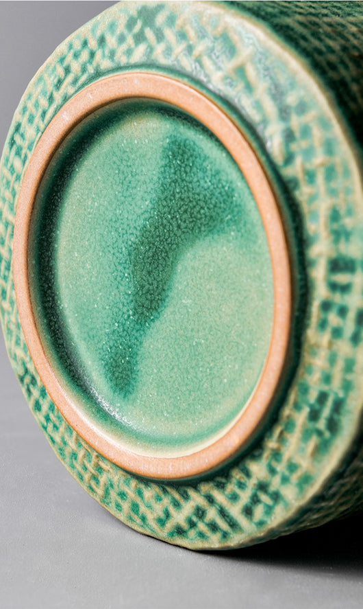 Taza de Café Artesanal de Cerámica con Platillo - Set para Té de la Tarde - Image 7