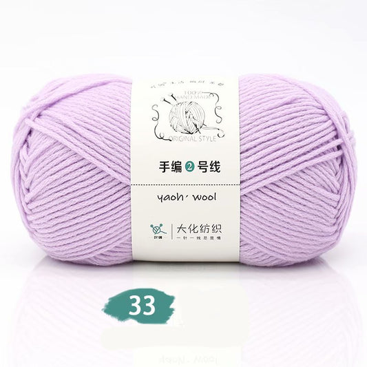 Lana Tejida a Mano Grosor Medio - Kit DIY con Aguja para Bufanda, Gorro y Abrigo - Image 2