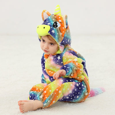 Pijama Enterizo de Franela con Diseño Animal para Bebé - Image 2