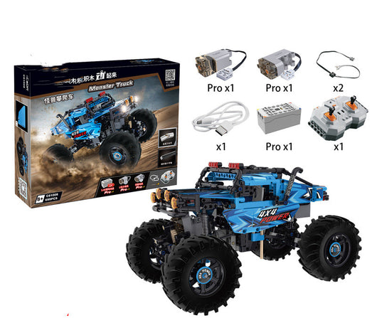 Auto Todoterreno Controlado por Radio con Bloques Armables para Niños - Image 2