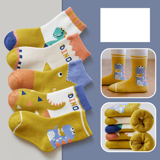 Calcetines Gruesos de Toalla para Bebé con Diseño Infantil - Image 27