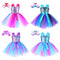 Vestido de Cosplay con Escamas de Pez Iridiscente para Niñas