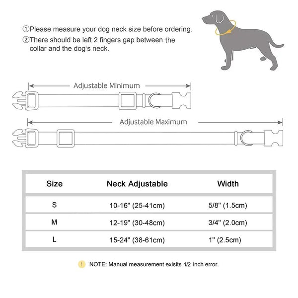 Collar Ajustable para Perros y Gatos - Diseño Degradado Moderno
