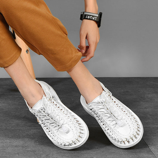 Sandalias Tejidas Romanas Casual para Mujer - Image 3