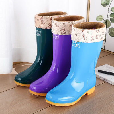 Botas Impermeables Cálidas de Lana y Algodón con Suela Antideslizante