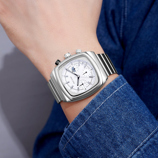 Reloj Deportivo Multifunción de Seis Agujas con Movimiento de Cuarzo - Image 4