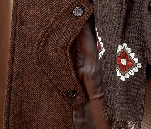 Abrigo Largo de Lana Británica 50% - Estilo Casual Invierno - Image 9