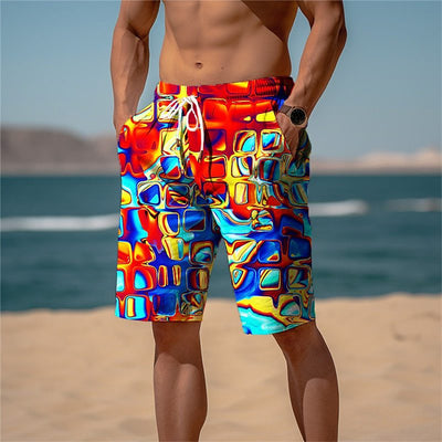 Pantalones Cortos Deportivos para Hombre con Estampado 3D Smiley - Image 11