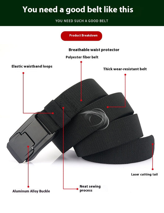 Cinturón Táctico Elástico Casual para Hombre - Image 28
