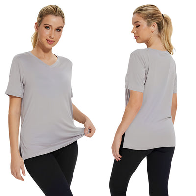 Blusa Suelta de Verano Cuello Redondo con Abertura Lateral - Image 15