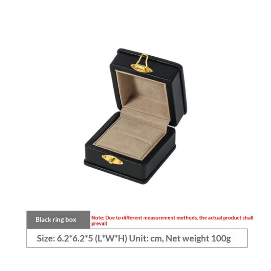 Anillo de Diamante Verde Esmeralda en Cuero Genuino con Caja de Presentación - Image 15