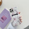 Funda Celular Flores Retro con Carcasa Esmerilada