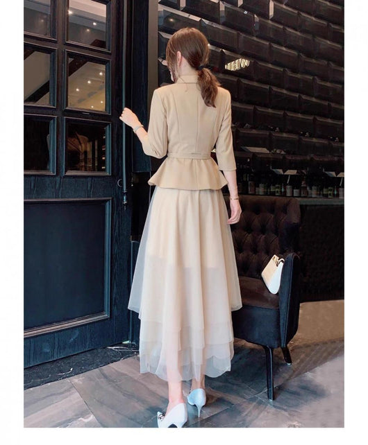 Vestido Ajustado Elegante de Dos Piezas - Image 15
