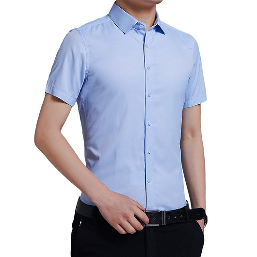 Camisa Formal Ejecutiva Sin Planchado para Hombre - Corte Relajado - Image 10