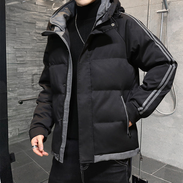 Chaqueta Acolchada de Invierno para Hombre - Algodón y Plumón - Image 4