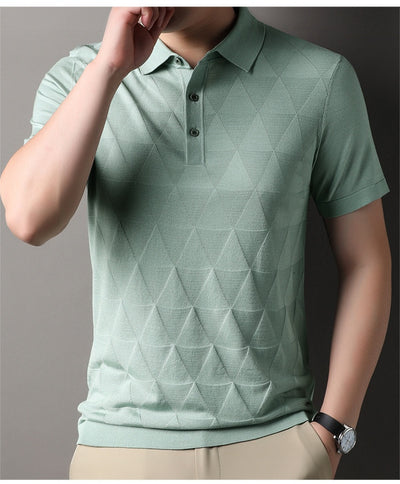 Camiseta Manga Corta Hombre Ice Silk Transpirable Secado Rápido - Image 21