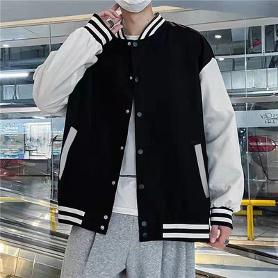 Chaqueta Casual Unisex con Bloques de Color y Parches - Image 20