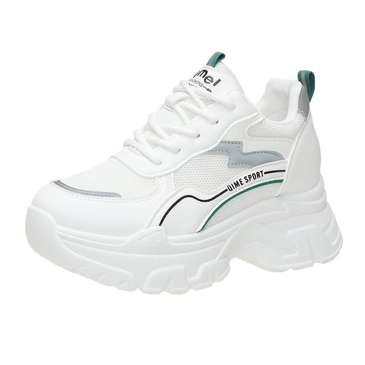 Zapatos Blancos Deportivos con Plantillas Elevadoras Transpirables - Image 4