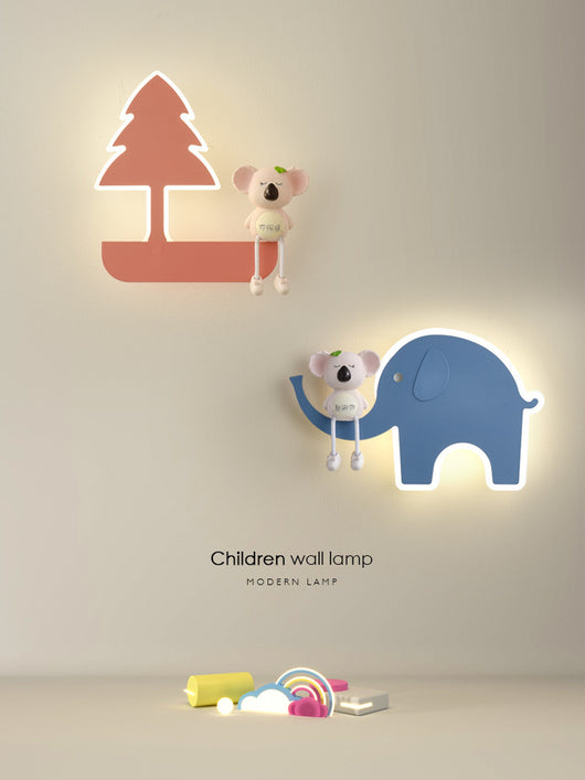 Lámpara de Pared Infantil con Protección Ocular - Diseño Divertido para Niños y Niñas - Image 12
