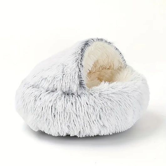 Cama Cueva Acogedora para Gatos y Perros - Diseño Tipo Donut Térmico - Image 7