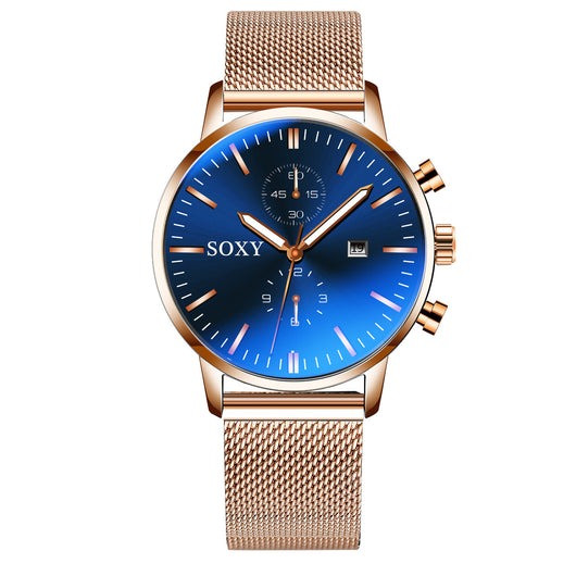 Reloj de Pulsera con Malla Metálica para Hombre - Image 6