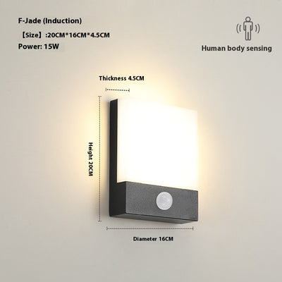 Lámpara LED Impermeable para Balcón y Jardín - Diseño Moderno Minimalista - Image 9