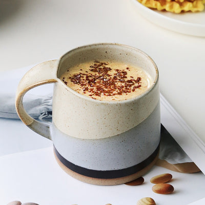 Taza de Café Retro de Cerámica con Asa Colgante - Image 5