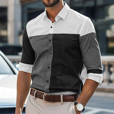 Camisa Casual de Botones Simples para Hombre - Versátil y Moderna - Image 2