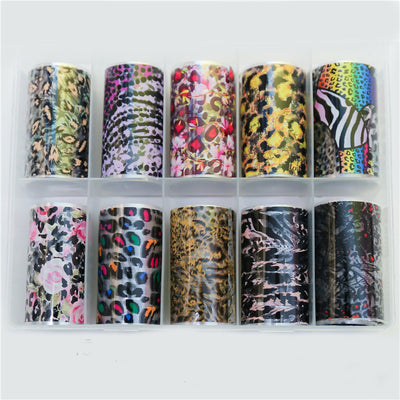 Calcomanías de Uñas con Diseño de Flores y Estrellas - Pegatinas Trendy - Image 19