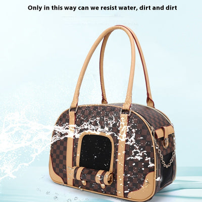 Bolso de Gran Capacidad con Patrón Cuadriculado y Diseño Transpirable - Image 4