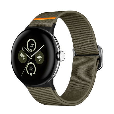 Correa de Reloj Elástica Tejida Nylon con Hebilla Cabeza de Res - Image 21