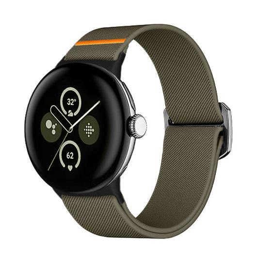 Correa de Reloj Elástica Tejida Nylon con Hebilla Cabeza de Res - Image 21